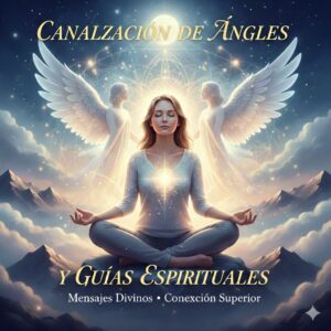 canalización de ángeles o guías espirituales